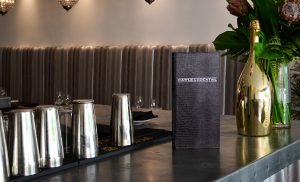 Bar and cocktail menu